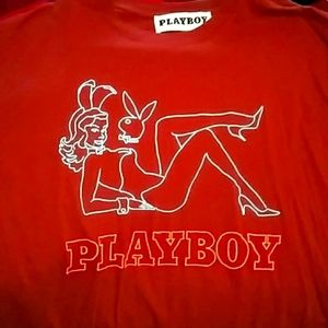 Playboy brand shirt. Size is M in men's.